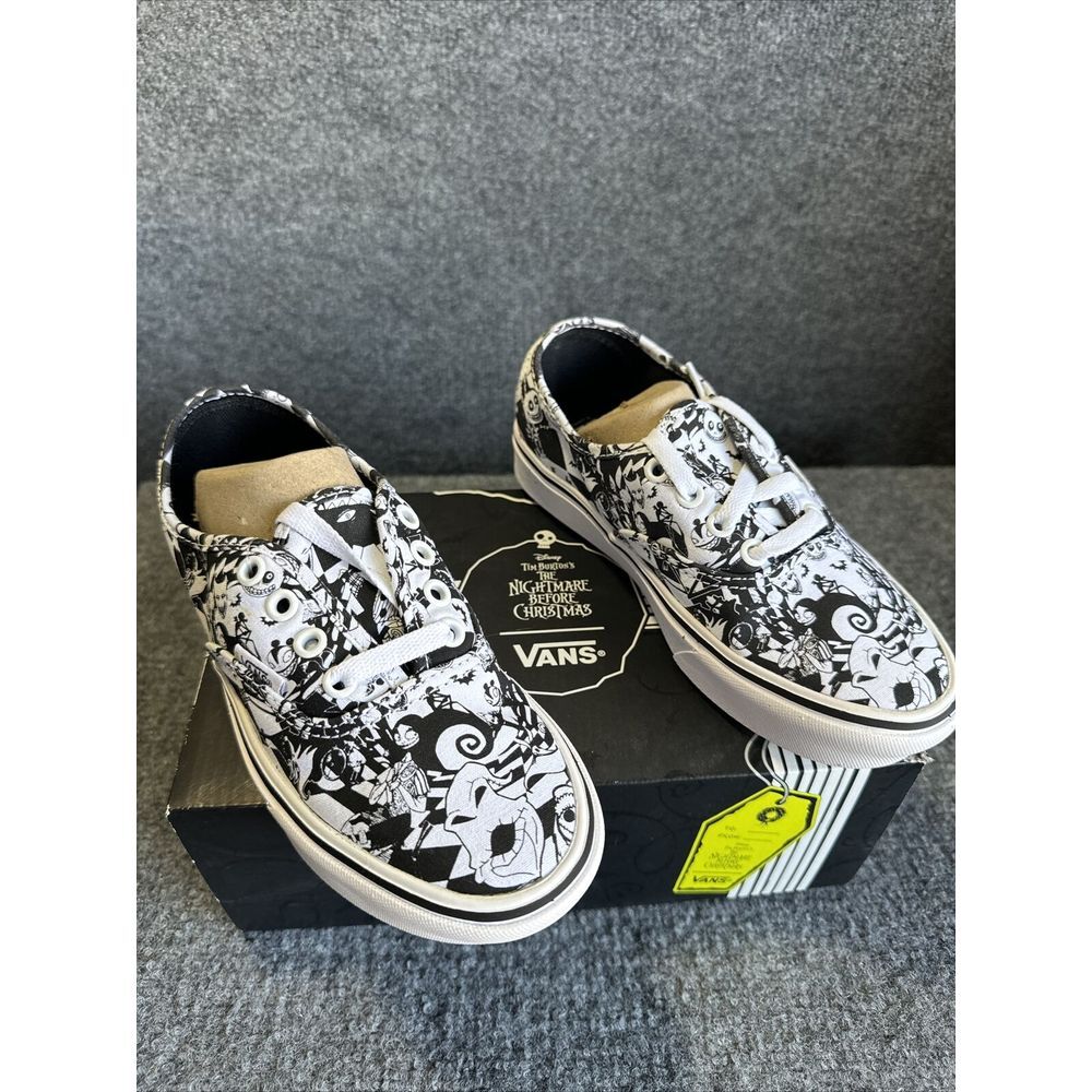 Vans Off‎ The Wall Disney Nightmare Before Christmas Sneaker Lace-Up Men 3.5 NEW